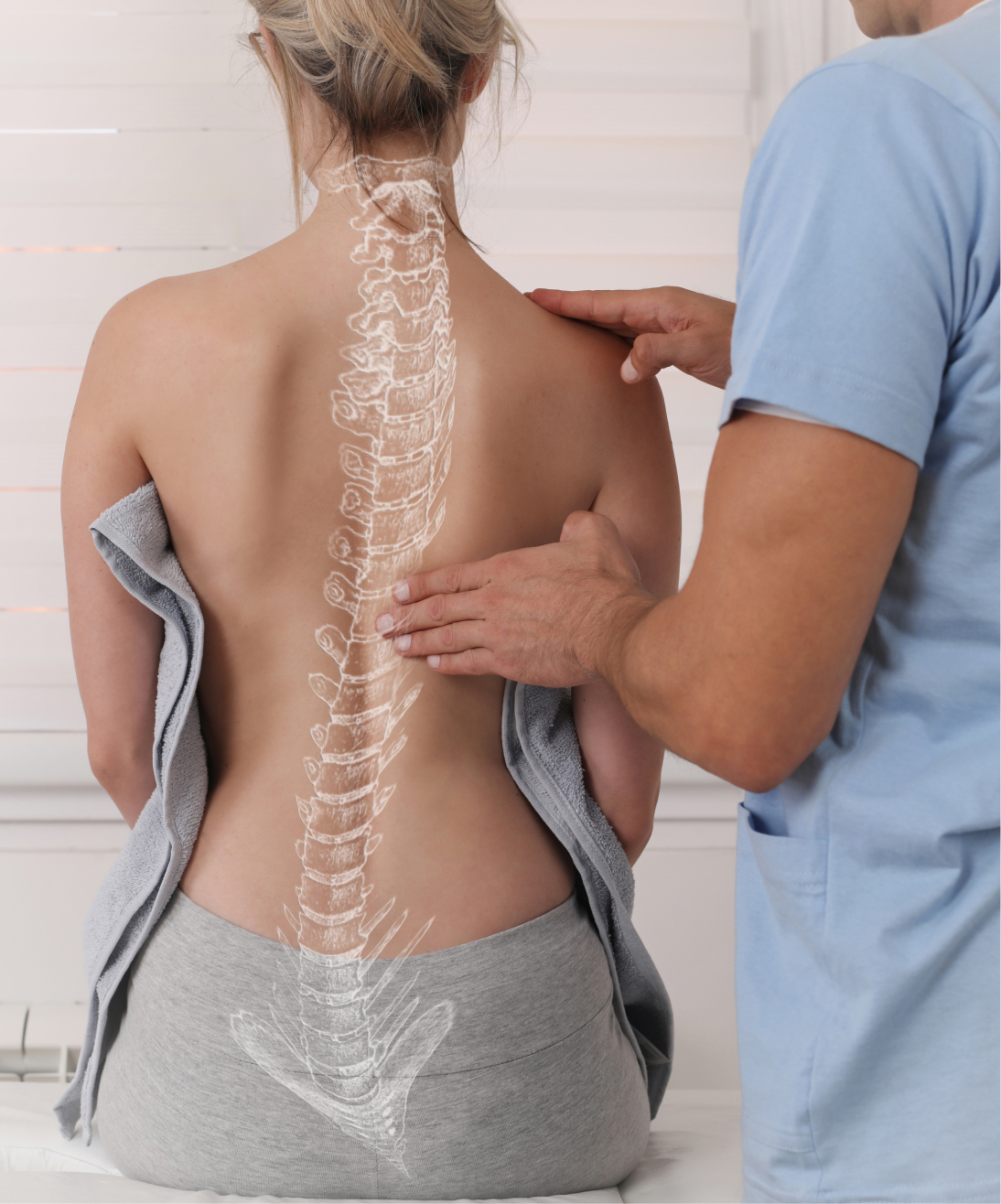 Patient Receiving Spine Therapy Arcola, TX